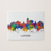 Puzzle Lansing Michigan Skyline (Horizontal)