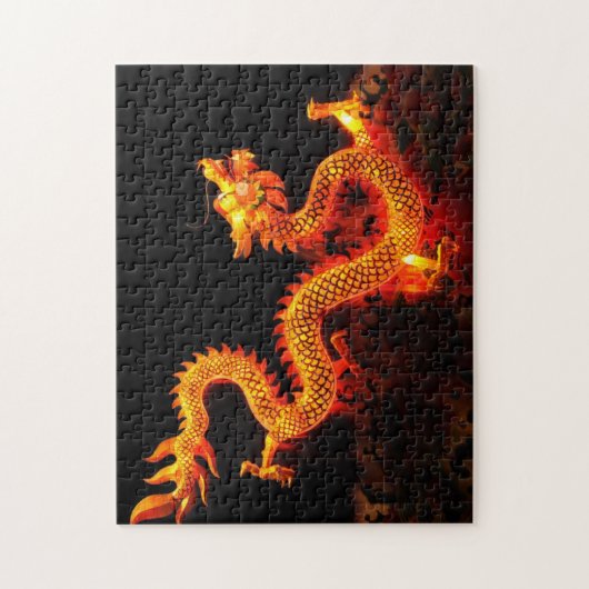 Puzzle Lanterne chinoise de dragon (Vertical)