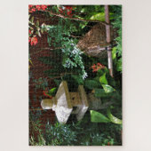 Puzzle lanterne japonaise en pierre et écarlate de cerf (Vertical)