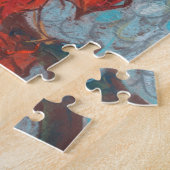 Puzzle Lanternes chinoises, Physalis peinture florale d'a (Côté)