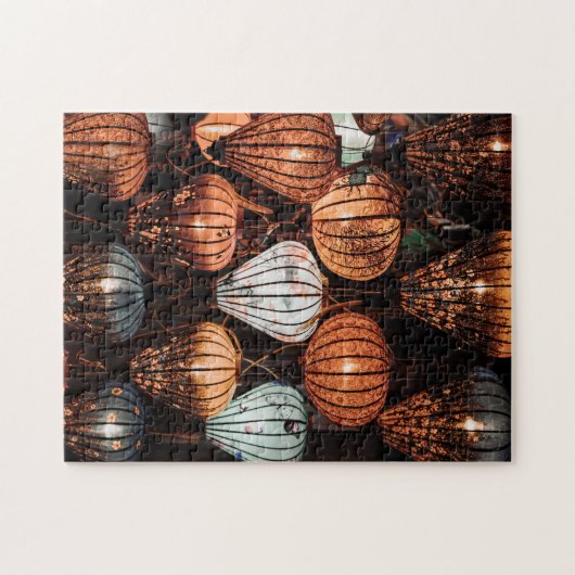 Puzzle Lanternes lumineuses orientales à thème (Horizontal)