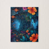 Puzzle Lanternes Magiques de Jungle Nocturne (Vertical)