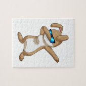 Puzzle Lapin à Hip hop Dance Dab (Horizontal)