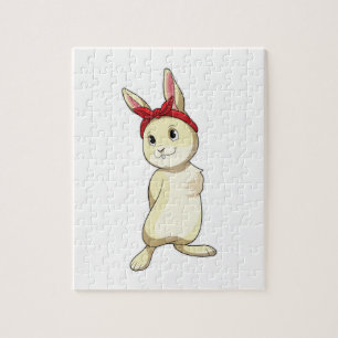 Puzzle Lapin avec Bandana