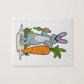 Puzzle Lapin avec carotte (Horizontal)