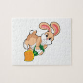 Puzzle Lapin avec carotte (Horizontal)