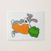 Puzzle Lapin avec carotte (Horizontal)
