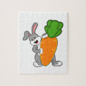 Puzzle Lapin avec carotte (Vertical)