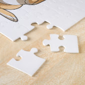Puzzle Lapin avec coeur (Côté)