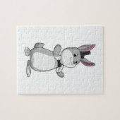 Puzzle Lapin avec haut-de-forme et noeud papillon (Horizontal)