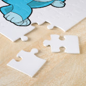 Puzzle Lapin avec oeuf de Pâques (Côté)