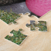 Puzzle Lapin avec oeuf jaune rose (Côté)