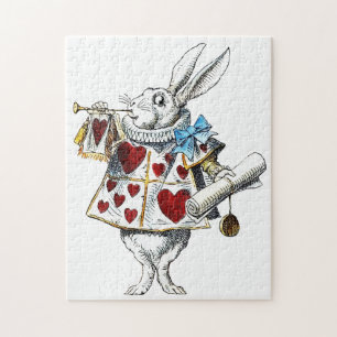 Puzzle Lapin Blanc Alice au Pays des Merveilles Lapin de 