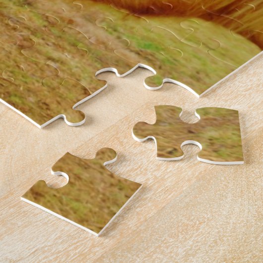 Puzzle Lapin blanc et Cheval jaune (Côté)