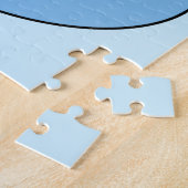 Puzzle Lapin Bleu Visage Printemps Pâques (Côté)