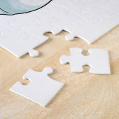 Puzzle Lapin comme mariée avec couronne de fleurs (Côté)