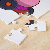 Puzzle Lapin comme Patineur Inline avec Patins Inline (Côté)