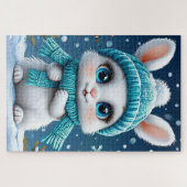 Puzzle Lapin de dessin animé mignon (Horizontal)