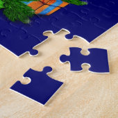 Puzzle Lapin de Noël (Côté)