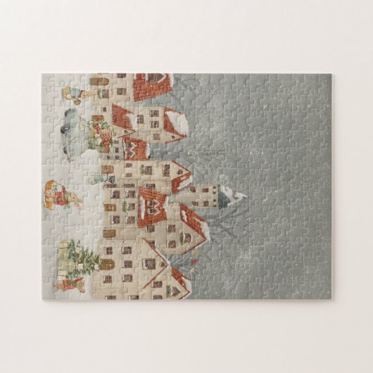 Puzzle Lapin de Noël Peter (Horizontal)