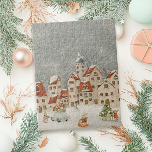 Puzzle Lapin de Noël Peter