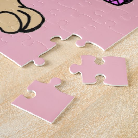 Puzzle Lapin de Pâques (Côté)