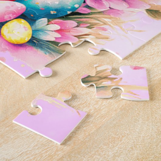 Puzzle Lapin de Pâques (Côté)