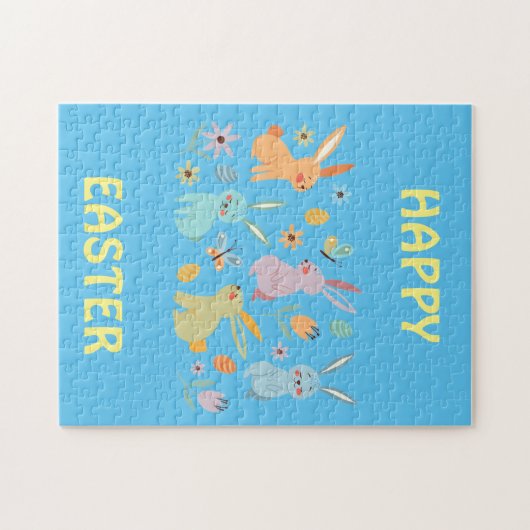 Puzzle Lapin de Pâques (Horizontal)