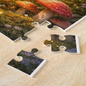 Puzzle Lapin de Pâques de la forêt (Côté)