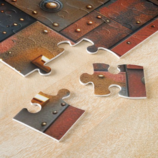 Puzzle Lapin de Pâques de Steampunk (Côté)