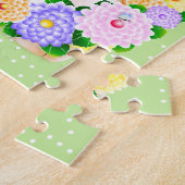 Puzzle Lapin de Pâques Fleurs printanières (Côté)