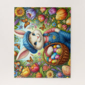 Puzzle Lapin de Pâques garçon (Vertical)