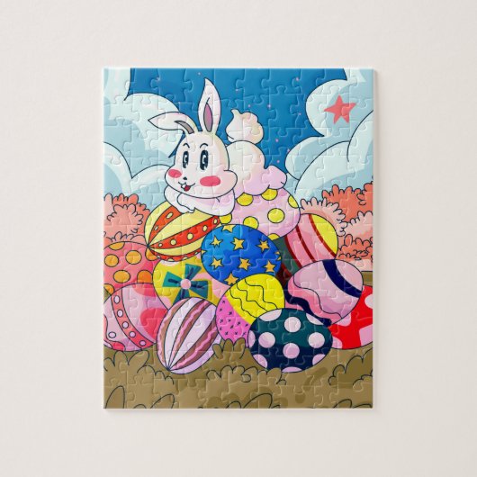 Puzzle Lapin de Pâques Géant Œuf Montagne (Vertical)