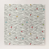 Puzzle Lapin De Pâques : Joyeux Amusant Sans Couche. (Horizontal)