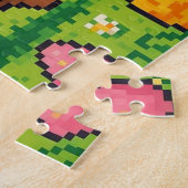 Puzzle Lapin de Pâques mignon 8 bits (Côté)