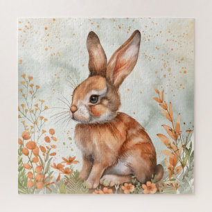Puzzle Lapin de printemps mignon