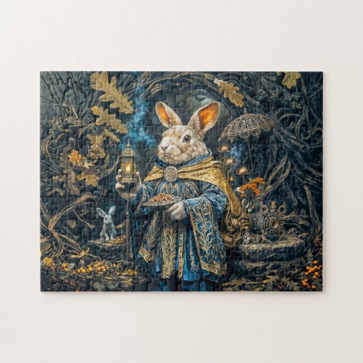 Puzzle Lapin de racine enchantée (Horizontal)