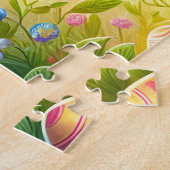 Puzzle Lapin Drôle Dino Pâques (Côté)