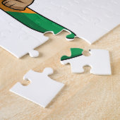 Puzzle Lapin en Snowboard avec Snowboard (Côté)