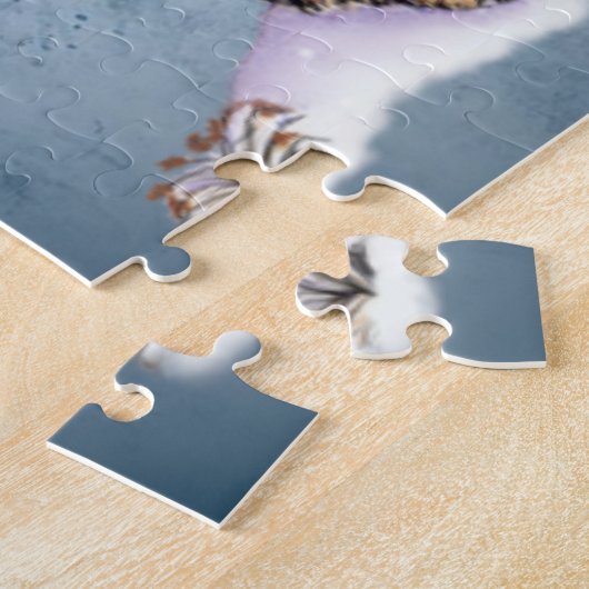 Puzzle Lapin Et Oiseaux De Neige (Côté)