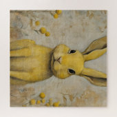 Puzzle Lapin jaune adorable (Horizontal)