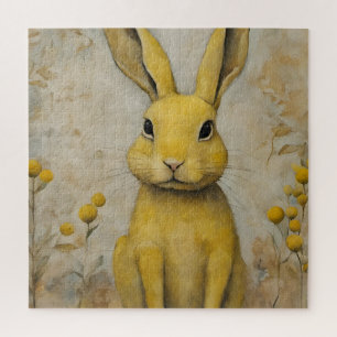 Puzzle Lapin jaune adorable