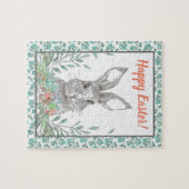 Puzzle Lapin Joyeuses Pâques (Horizontal)