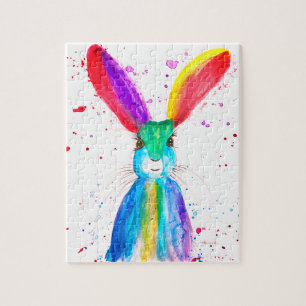 Puzzle Lapin Lapin Lièvre Pâques Animaux sauvages mignonn