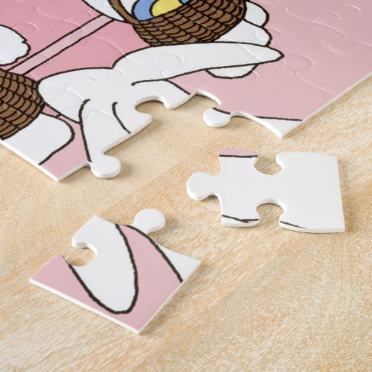Puzzle Lapin Livraison de lapin Affectations Jigsaw Puzzl (Côté)