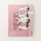 Puzzle Lapin Livraison de lapin Affectations Jigsaw Puzzl (Vertical)