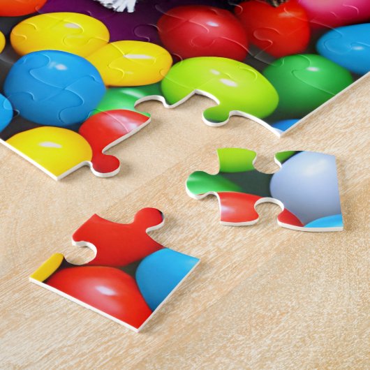 Puzzle Lapin mou et jellybeans (Côté)