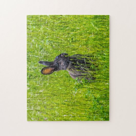 Puzzle lapin noir (Vertical)