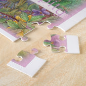 Puzzle Lapin Whimsical dans le jardin de printemps (Côté)