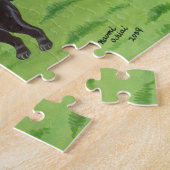 Puzzle Lapins de Labrador Pâques (Côté)